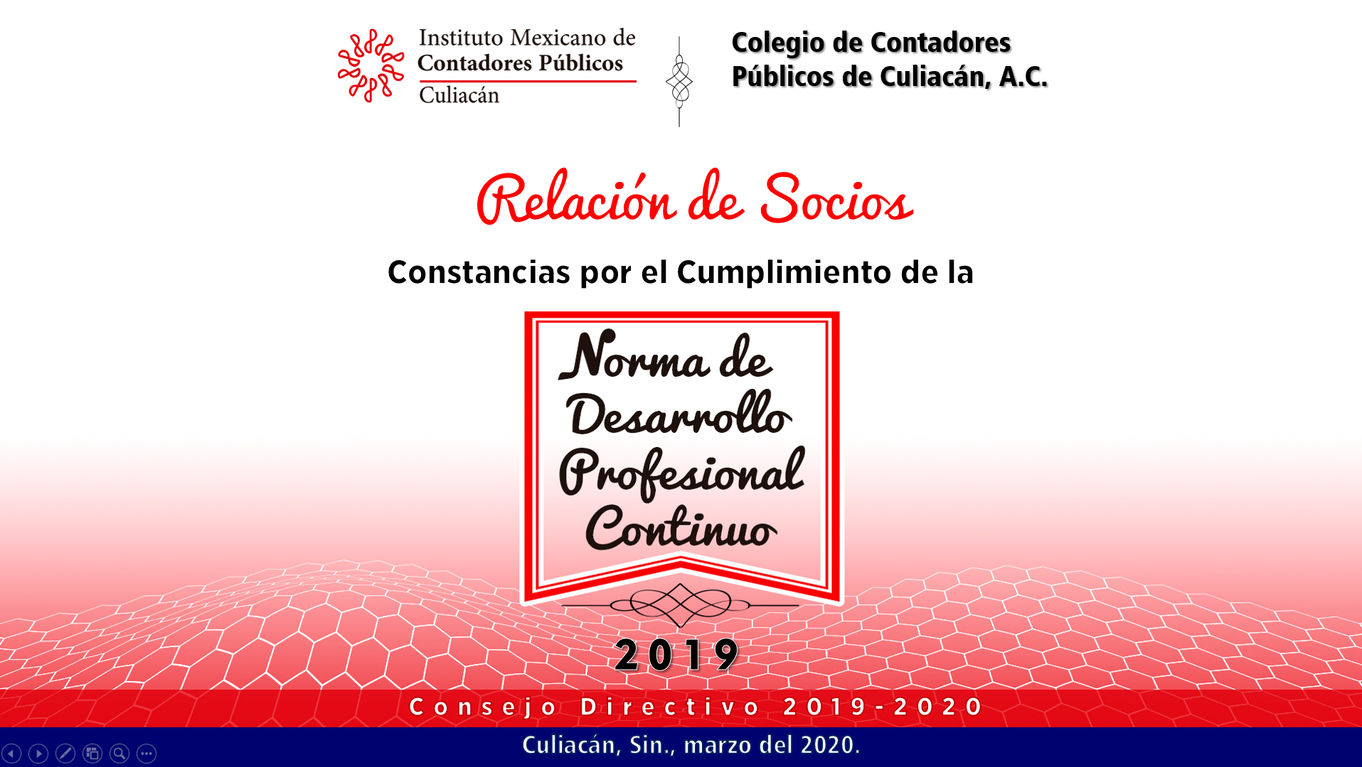 Circular Relación de Socios DPC 2019